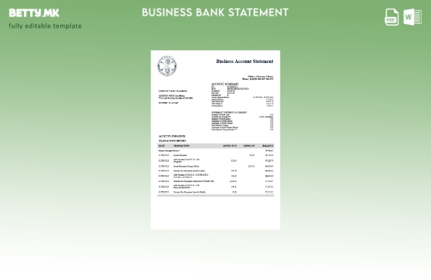 Модерен стил Организацијата на Централната банка на Либерија што проверува извод